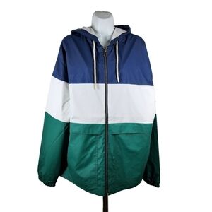 WP WEATHEPROOF MEN'S LIGHTWEIGHT HOODED CITY SLICKER JACKET